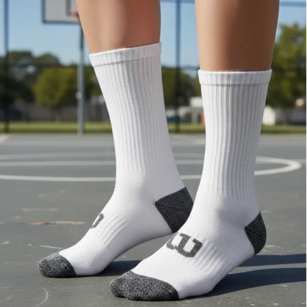 WILSON - Calcetines Wilson 3 Pack Hombre Largos Reforzados Blanco