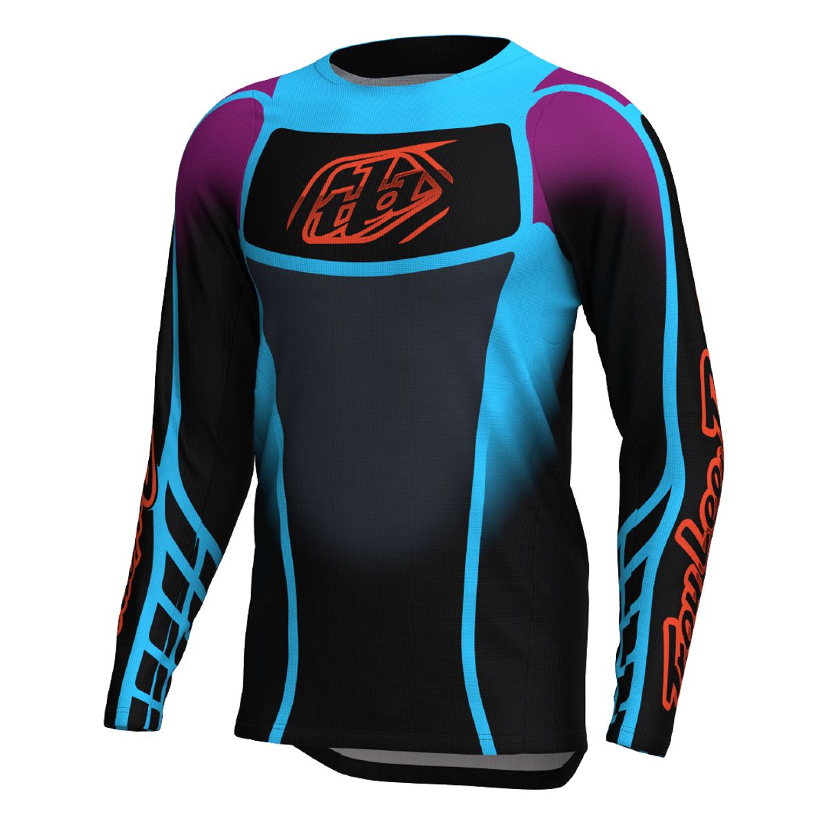 TROY LEE DESIGNS - POLERA TROY LEE DESIGNS GP PRO FRAMEWORK BLACK  CYAN