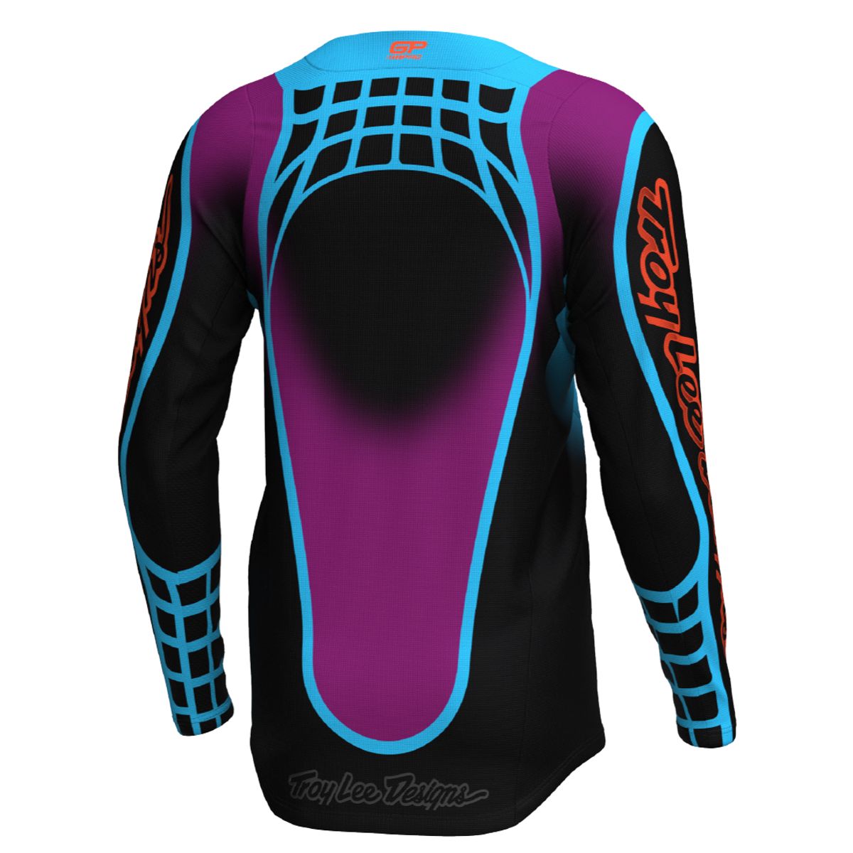 TROY LEE DESIGNS - POLERA TROY LEE DESIGNS GP PRO FRAMEWORK BLACK  CYAN