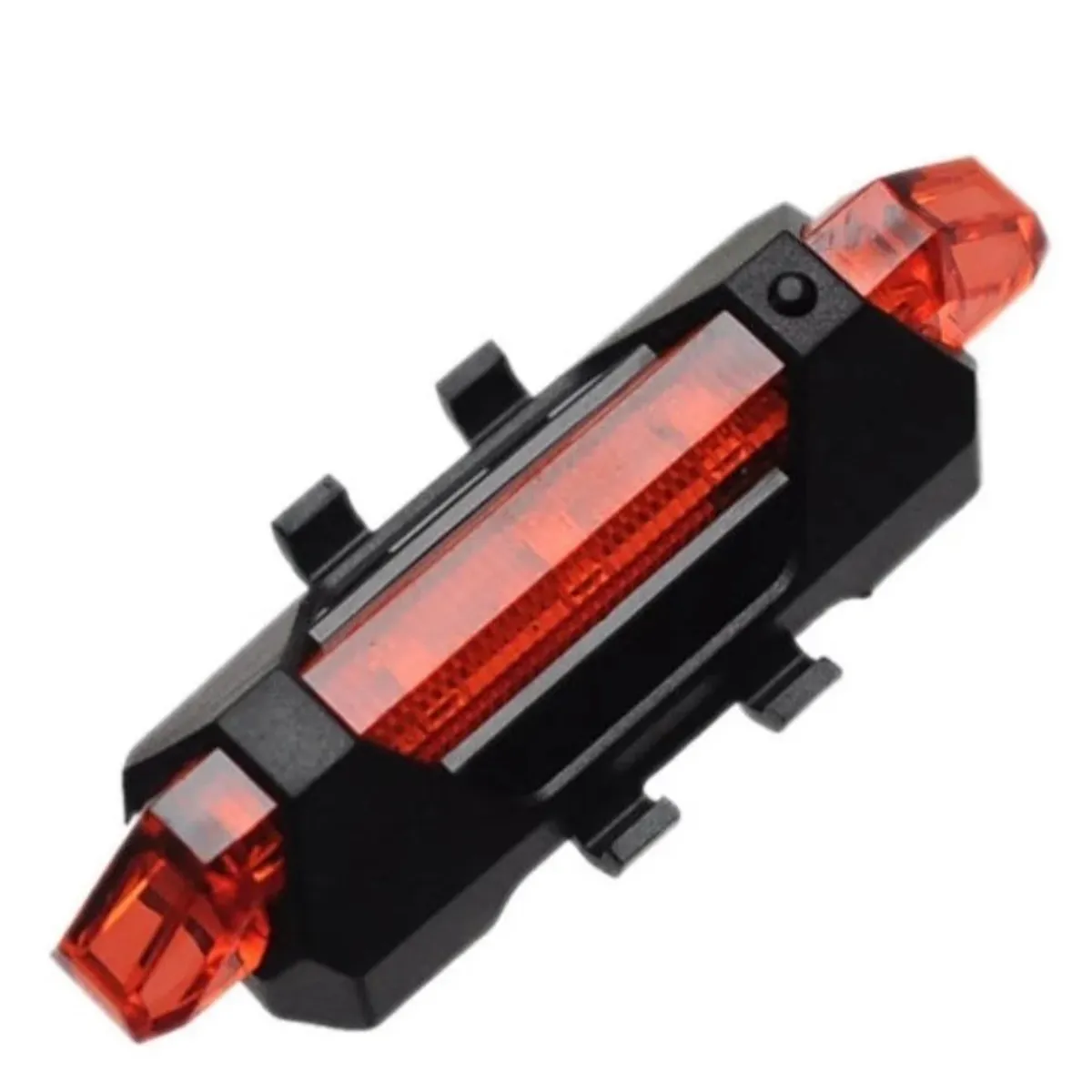 GENERICO - Luz Led Bicicleta carga Usb trasera 4 Led Stroboscopica