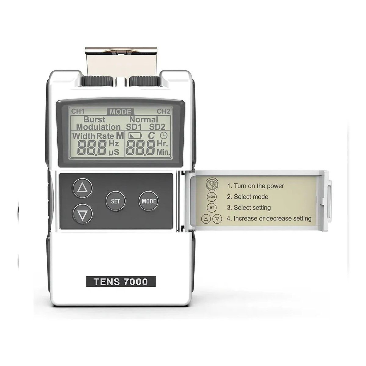 GENERICO - Tens 7000 Recargable - Batería De Litio - Electroestimulador BELUG