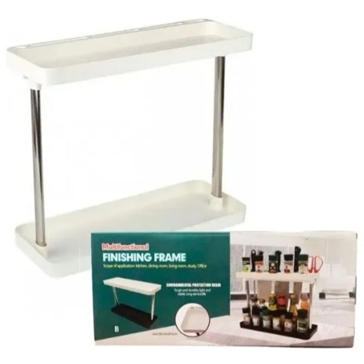 GENERICO - Organizador Multifuncion Cocina Baño Oficina Finishing Frame