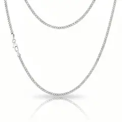 SAINT VENIK - Cadena Miami Cuban 3mm 50cm Versatil Discreta