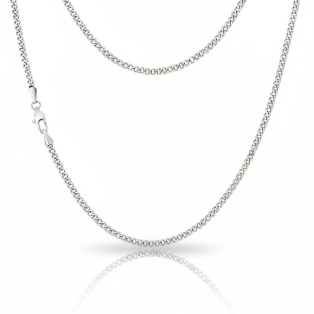 SAINT VENIK - Cadena Miami Cuban 3mm 55cm Versatil Discreta Saint Venik