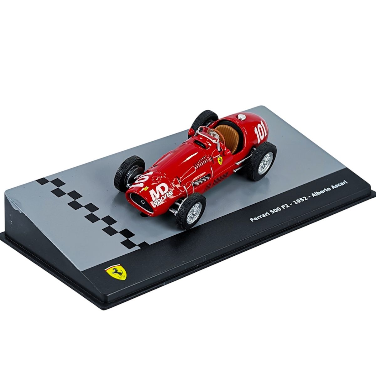FORMULA 1 - Auto Formula 1 Ferrari 500 F2 1952 #101 Alberto Ascari Caja Acrilica IXO 1:43