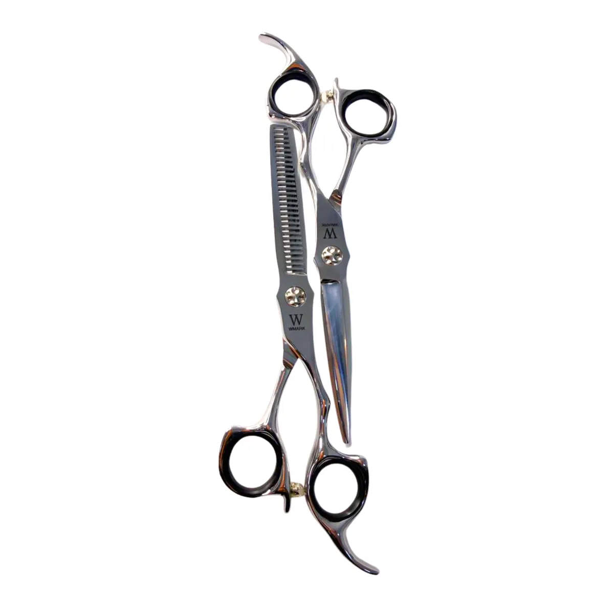 WMARK - Set de Tijeras Wmark Pro D96-PS026 6″ Con Estuche Y Peineta