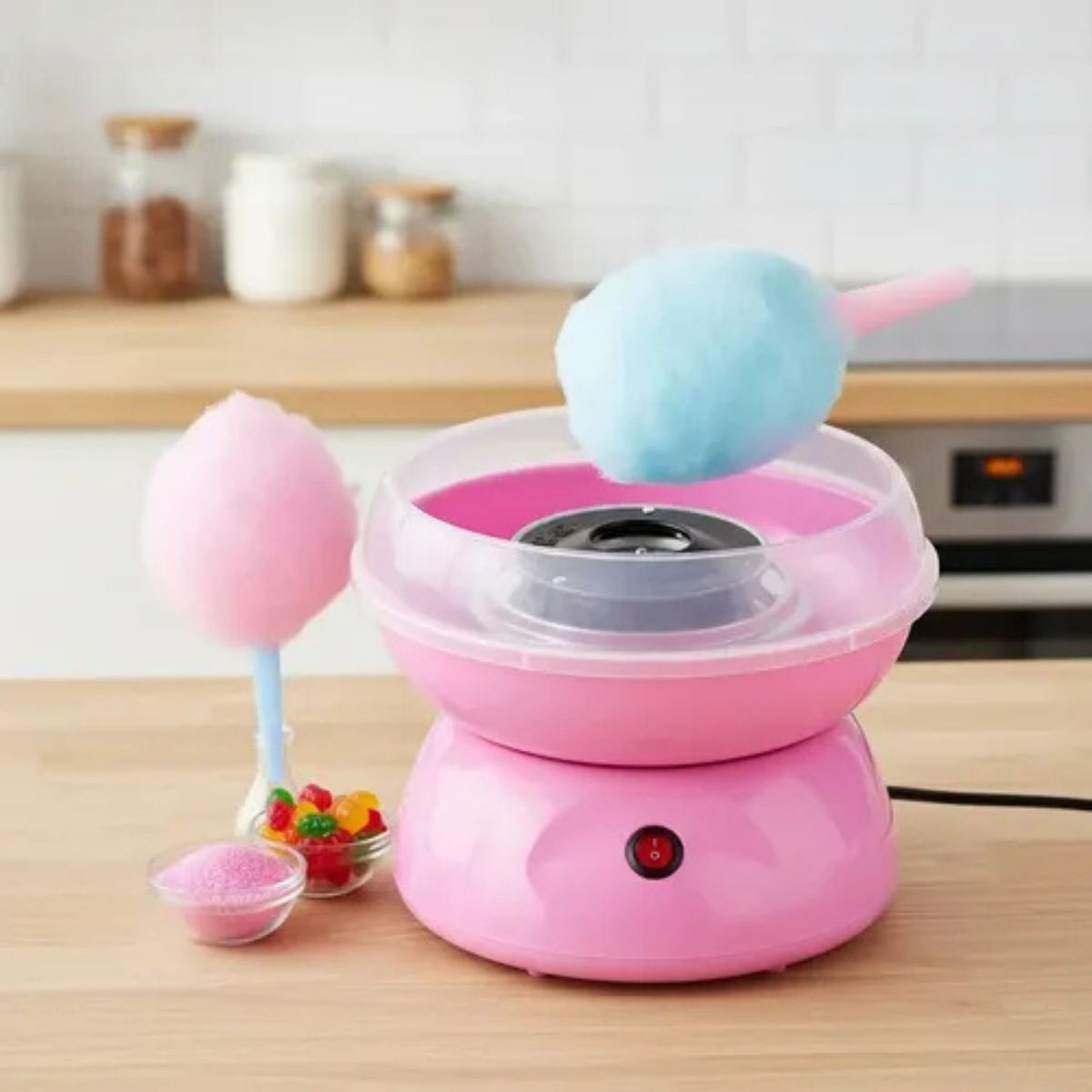 MOVI - Máquina para Hacer Algodón de Azúcar Dulce Portátil para Hogar