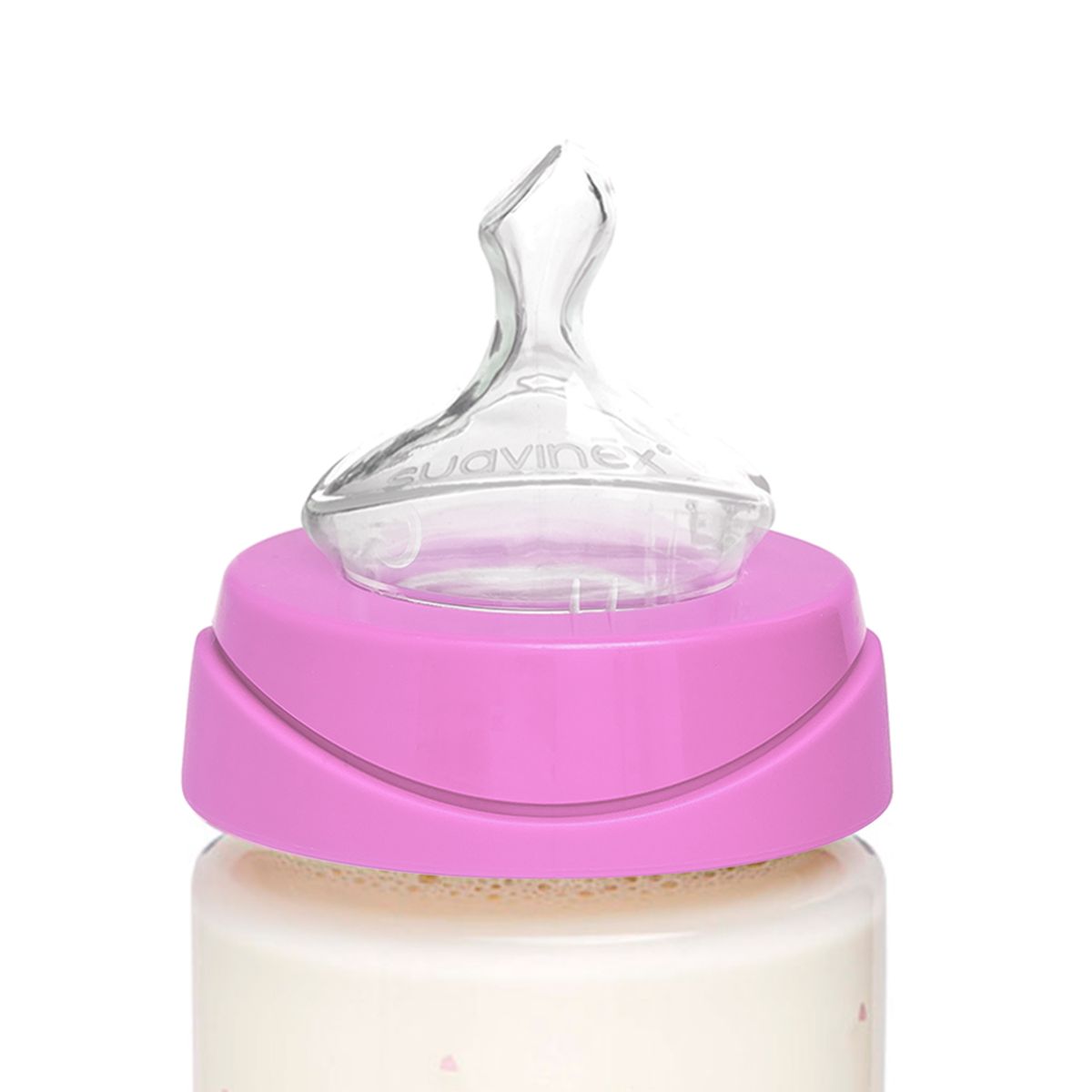 SUAVINEX - MAMADERA VIDRIO FLUJO MEDIO 240ML 0-6M LEARN