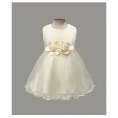 ALMA & DECO - Vestido Fiesta Paje Bodas Bebé Modelo Anyela Color Ivory