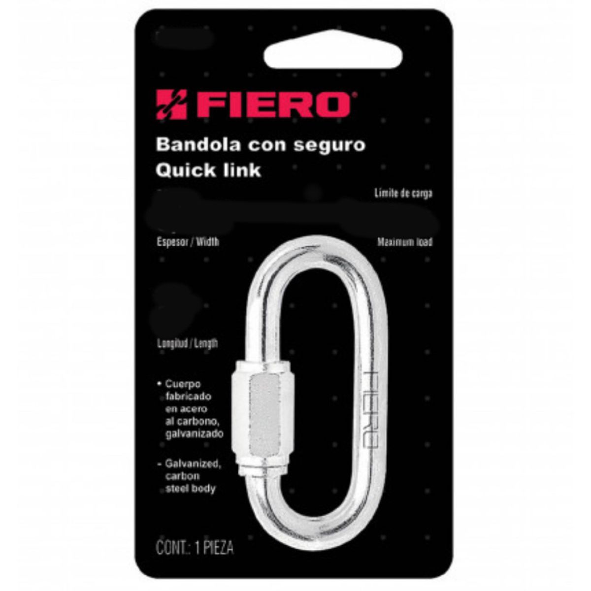 TRUPER - UNION CADENA 5/16X 3 800KG FIERO