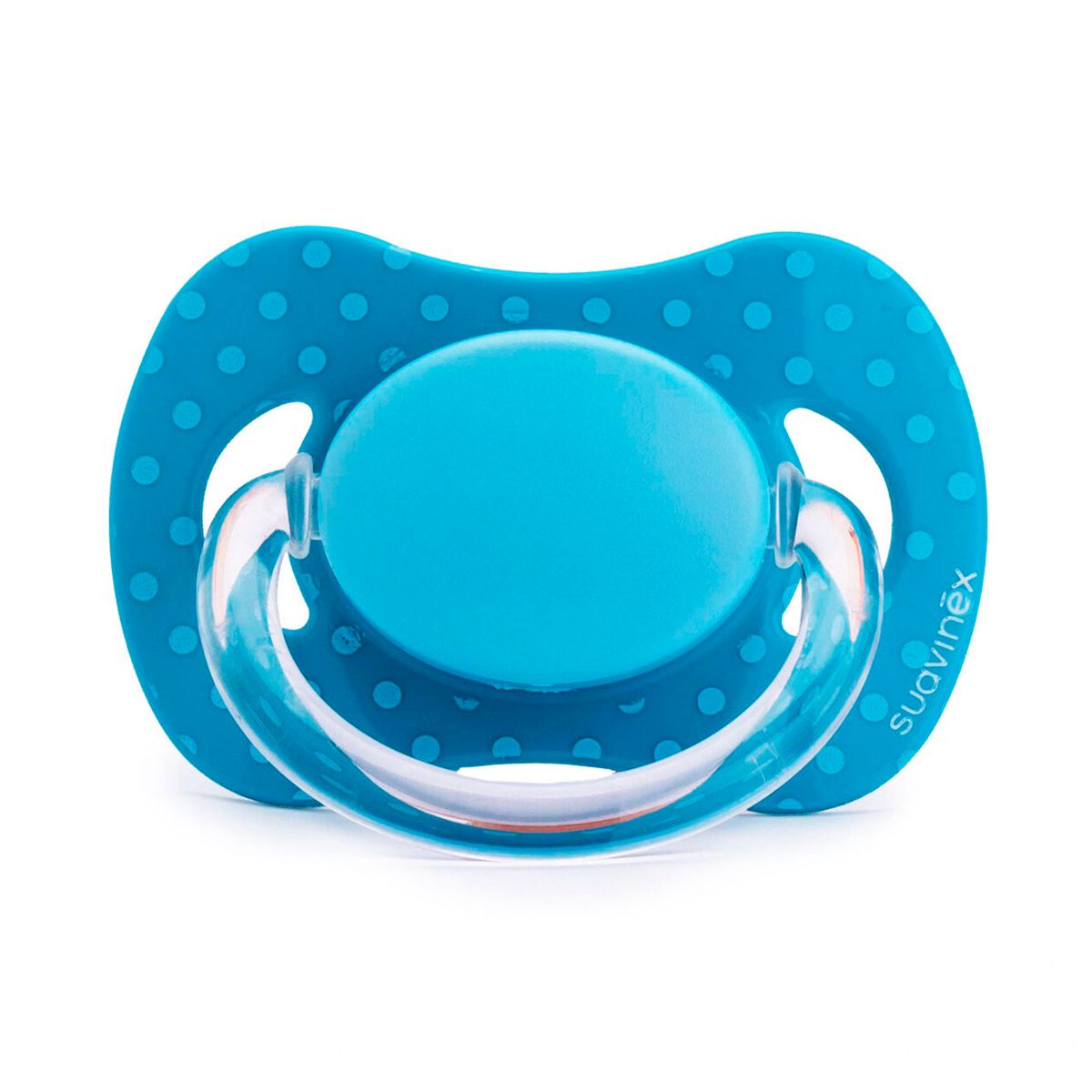 SUAVINEX - CHUPETE FISIOLOGICO LATEX +0M PUNTOS AZUL