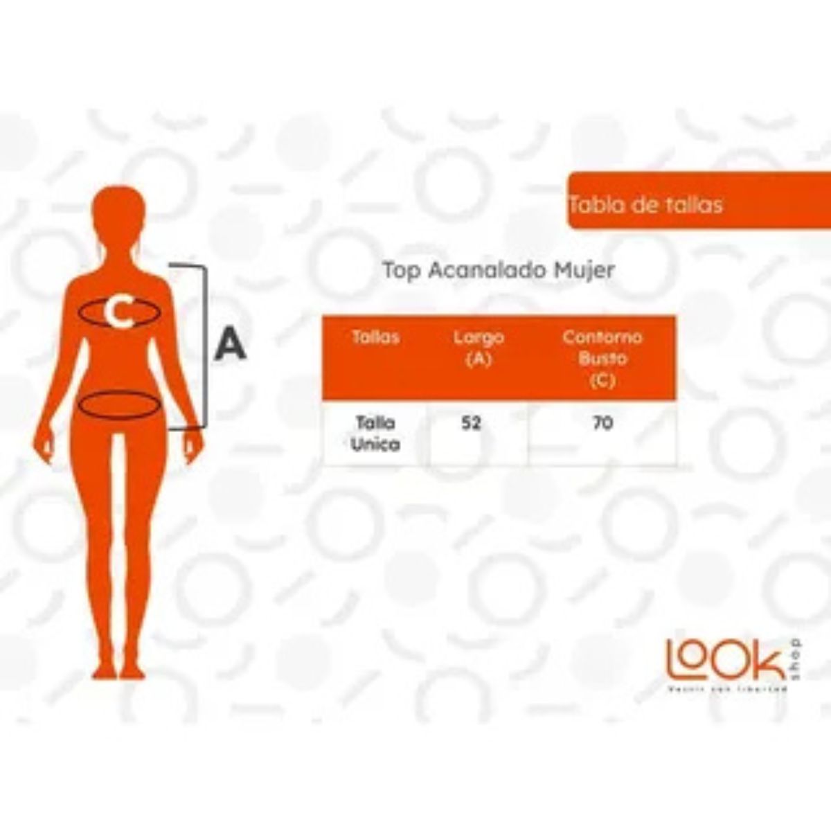 LOOK SHOP - Top Acanalado. Camiseta Sin Mangas Mujer, Polera Invierno 002