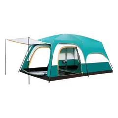 GENERICO - Carpa Familiar 10-12 Personas Impermeable Color Turquesa