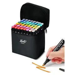 GENERICO - SET DE PLUMONES 48 DOBLE PUNTAS