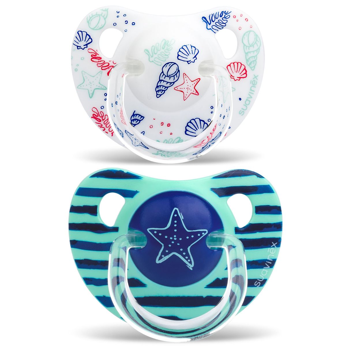 SUAVINEX - CHUPETE ANATOMICO SILICONA 6-18M 2UNI ALGA VERDE