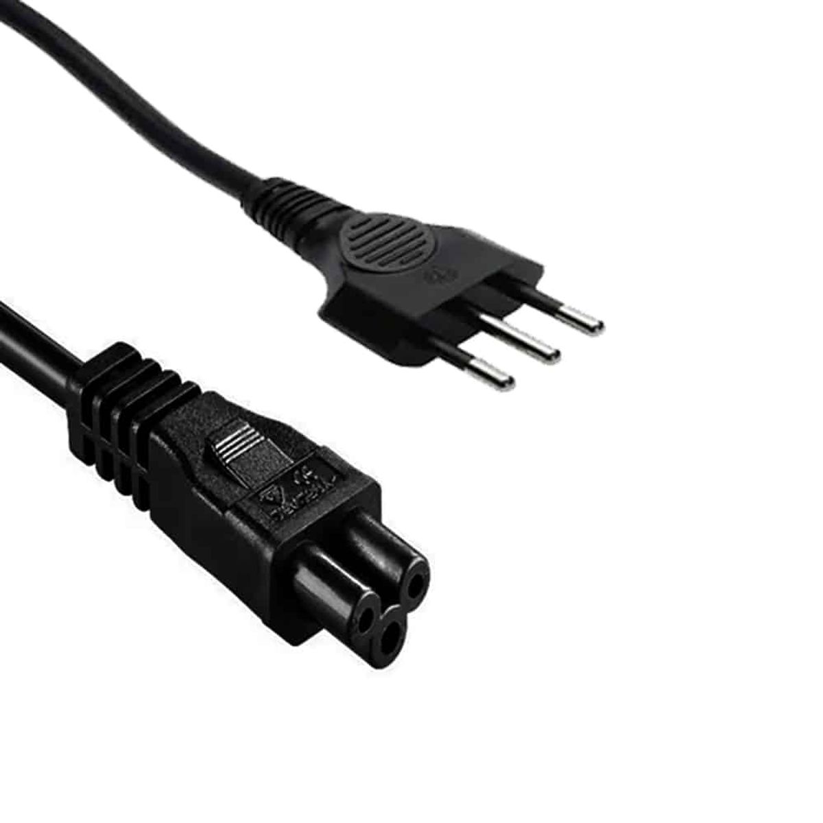 OEM - Cable Poder para notebook tipo Trébol 0.75mm