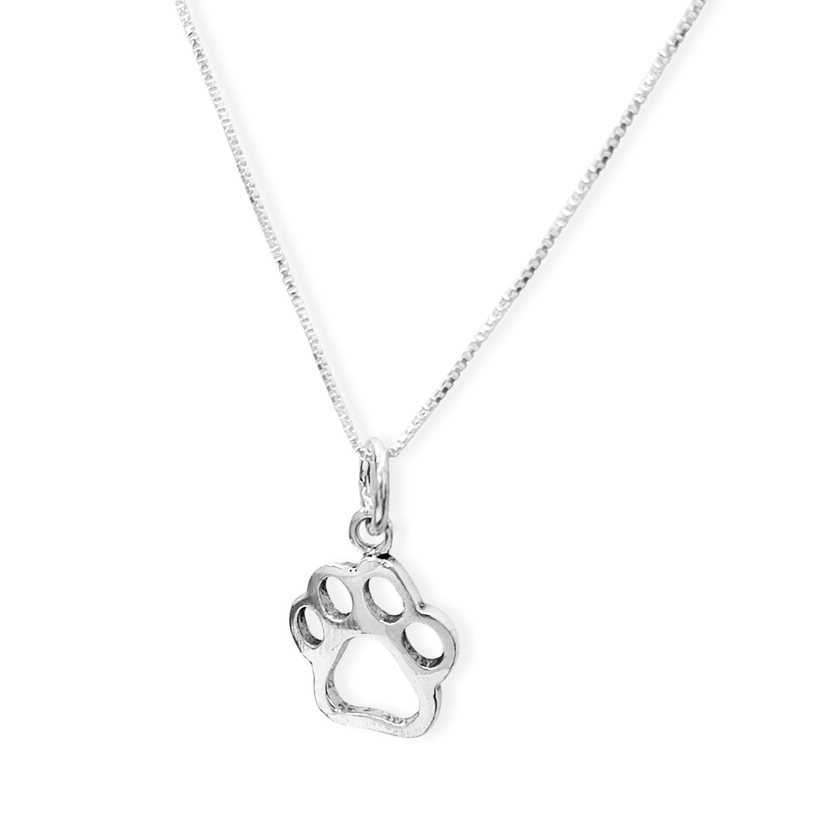COGGIOLA - Collar Huella Perro Calada Plata Fina 925