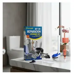 HOFFENS - Kit Reparacion Completo Wc Valvula Admision Descarga Y Perno