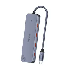 GENERICO - Hub Adapador Tipo C 3.2 Gen 2 A 4 salidas Tipo C 10gbs VegGieg