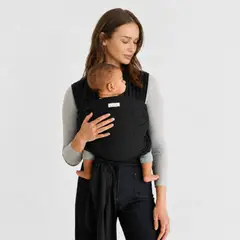 NALA - Fular Porteo Algodón Negro Maternity