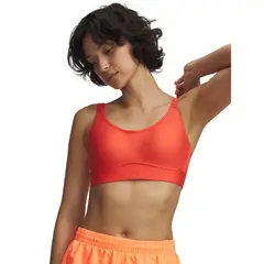 UNDER ARMOUR - Peto Mujer Infinity 2.0 Mid Rojo