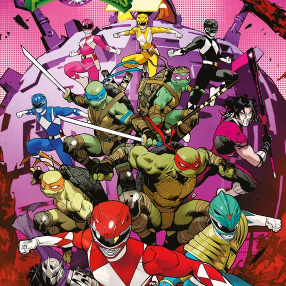 PLANETA - Cómics Mighty Morphin Power Rangers VS Las Tortugas Ninja II Moztros Argentina