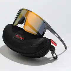 POLASUP - Lentes de Sol Deportivos Polarizados UV400 Unisex pesca correr ciclismo marathon