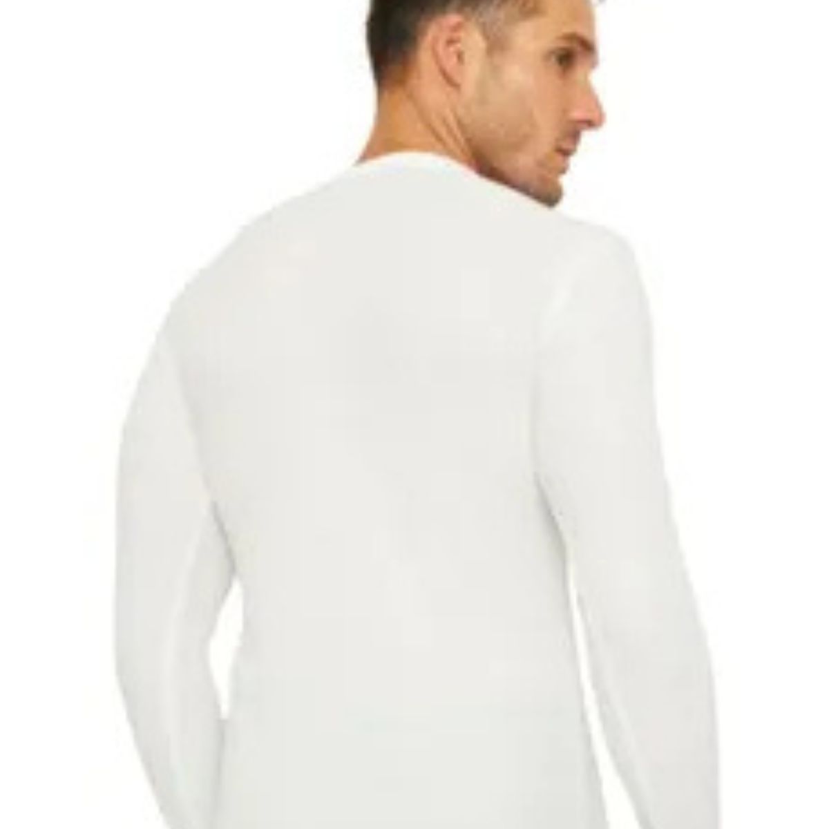 LOOK SHOP - Camiseta Manga Larga Algodón, Negra, Gris, Blanco. Adulto 11