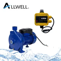 ALLWELL - KIT BOMBA CENTRIFUGA 1.0 HP CPm158 + CONTROLADOR AUTOMATICO DE PRESION