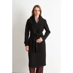 NICOPOLY - Abrigo Largo Lazo Negro