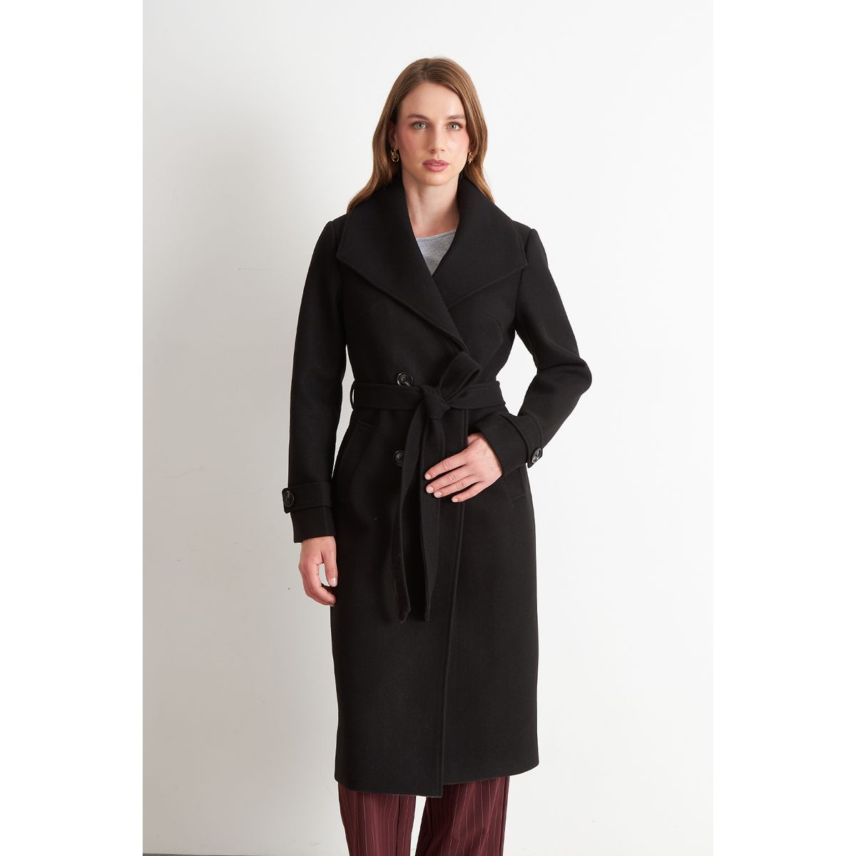 NICOPOLY - Abrigo Largo Lazo Negro Nicopoly