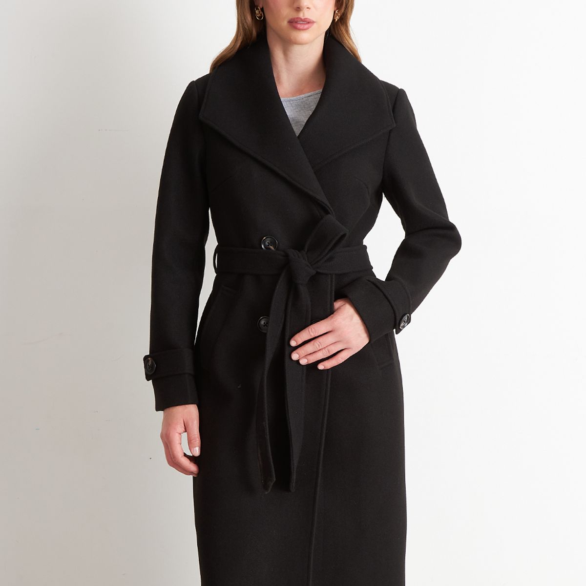 NICOPOLY - Abrigo Largo Lazo Negro Nicopoly