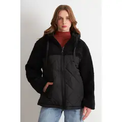 NICOPOLY - Chaqueta Mitad Chiporro/Parka Negro