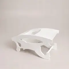 LALA MACA - Mesa con silla integrada infantil de Abedul 3 en 1 Para Bebe