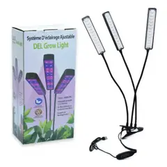 GENERICO - Lámpara De Cultivo Indoor Uv Para Crecimiento De Plantas Violeta