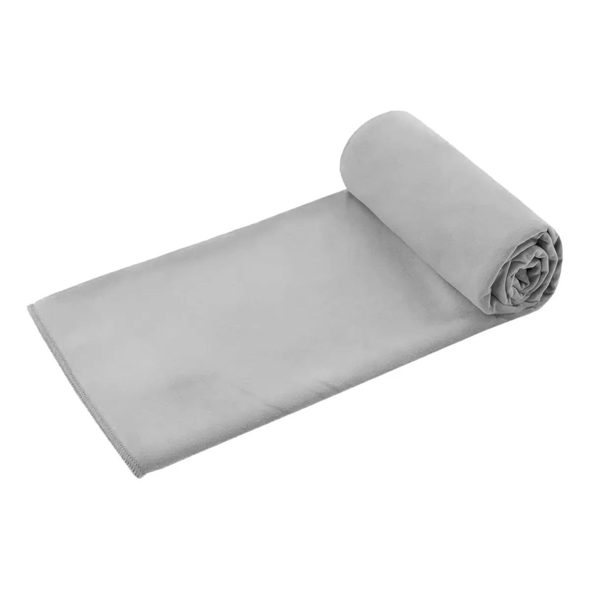 GENERICO - Toalla Microfibra Secado Rapido Antibacteriana 40x80cm Color Gris