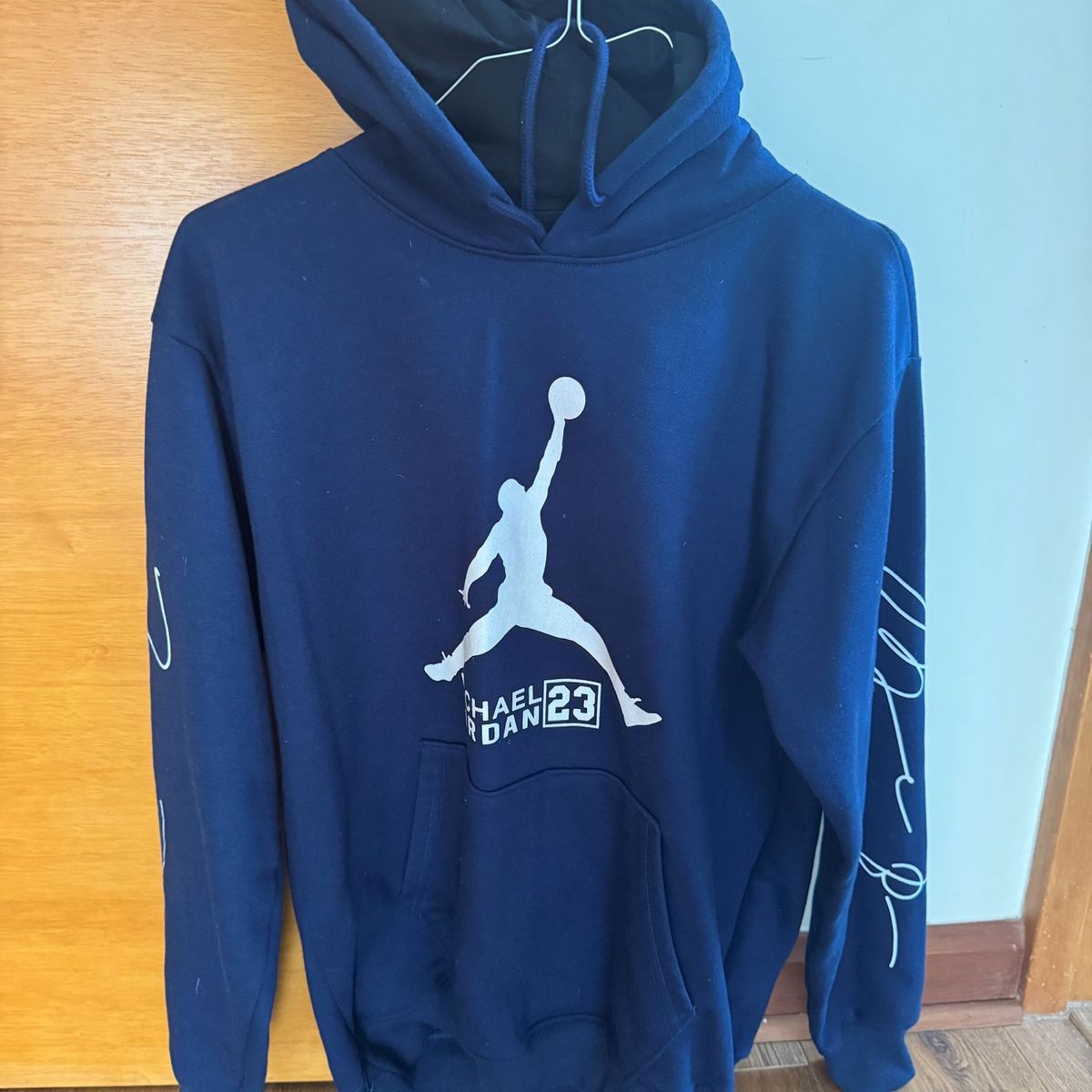 MICHAEL JORDAN - Polerón Michael Jordan 23 Jumpman Azul Marino Capucha 1 Uso