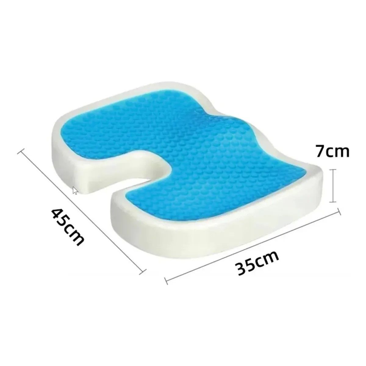 GENERICO - Cojín Coxis Ortopédico Premium Ergonómico Con Memory Foam BELUG