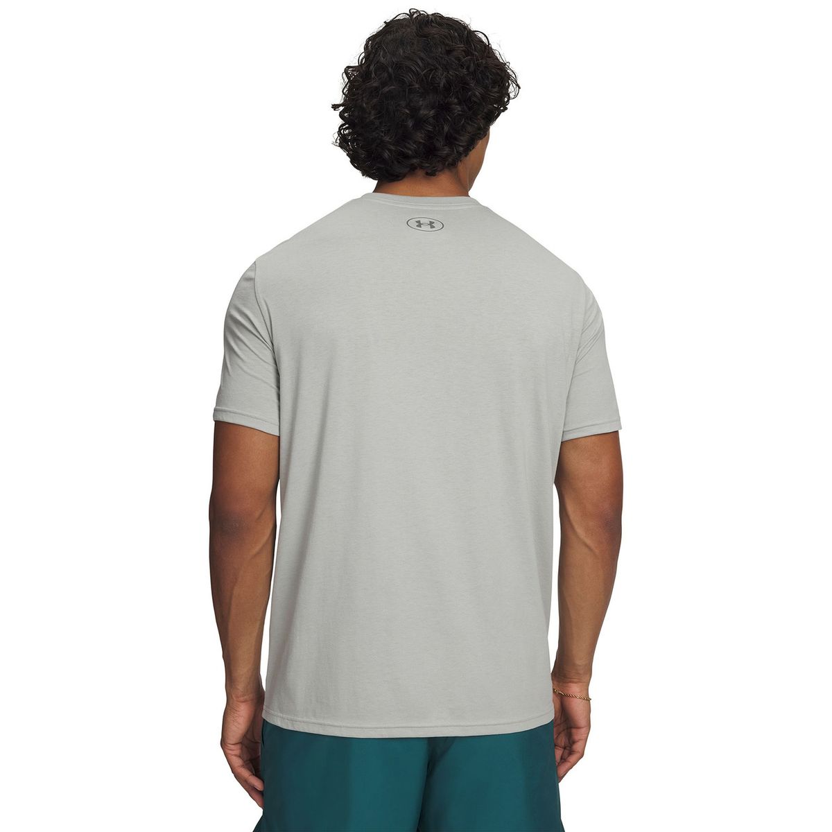 UNDER ARMOUR - Polera M/C Hombre Left Chest Logo Gris UNDER ARMOUR