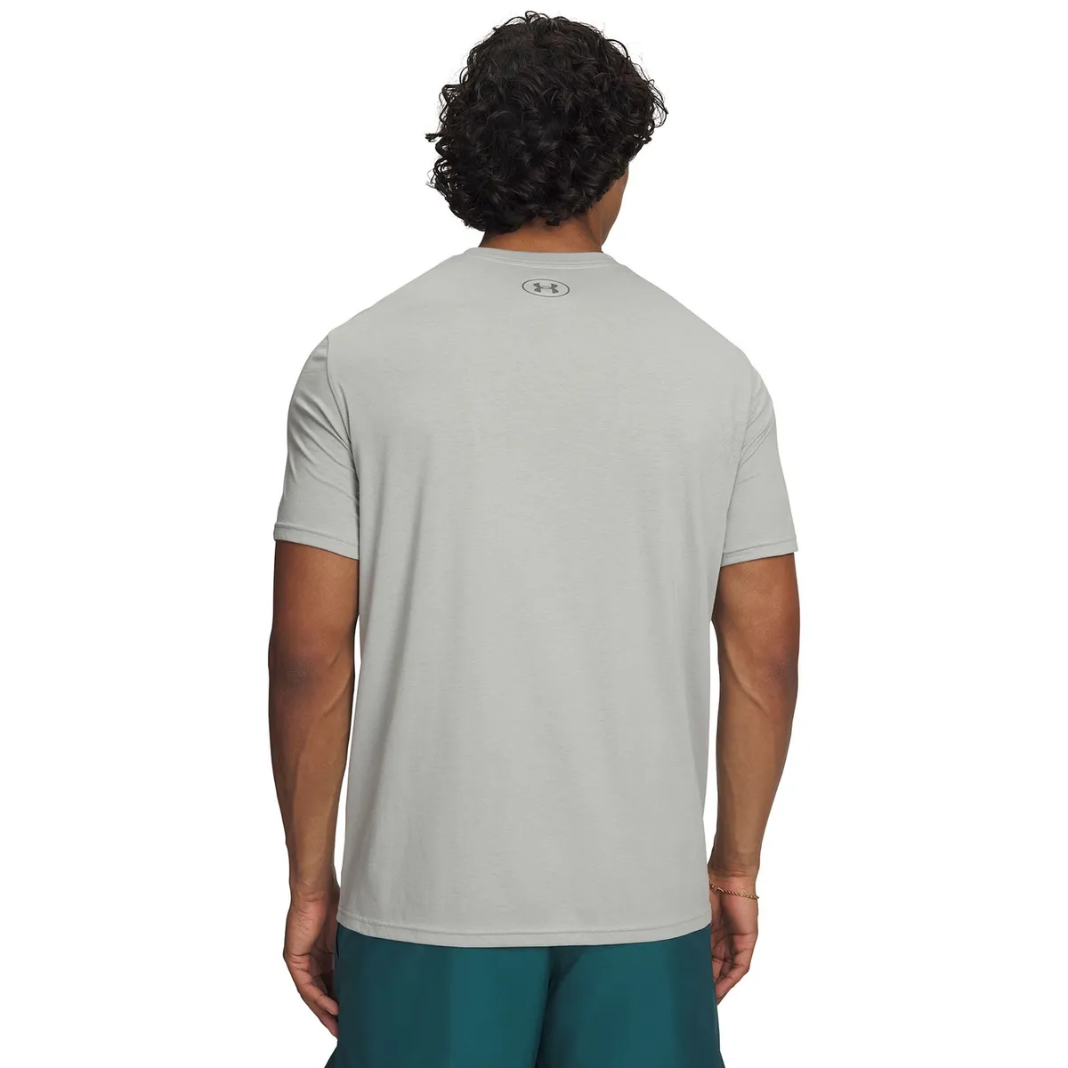 UNDER ARMOUR - Polera M/C Hombre Left Chest Logo Gris UNDER ARMOUR