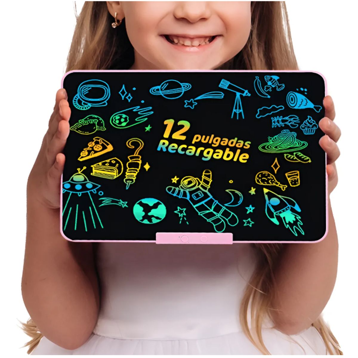GENERICO - Pizarra Mágica Tablet Dibujo Lcd 12 Recargable Juguete Niños