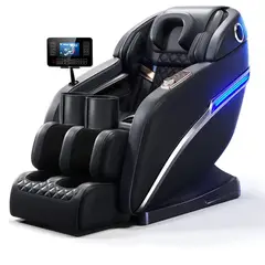 GENERICO - Sillón Masajeador Premium Elimine el Estrés y Dolor sin Salir de Casa Negro.