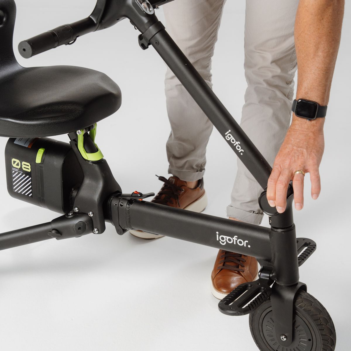 EBICIS - Trifold Scooter Superior Balance Igofor Rosado