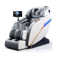 GENERICO - Sillón Masajeador Premium Elimine el Estrés y Dolor sin Salir de Casa BLANCO.