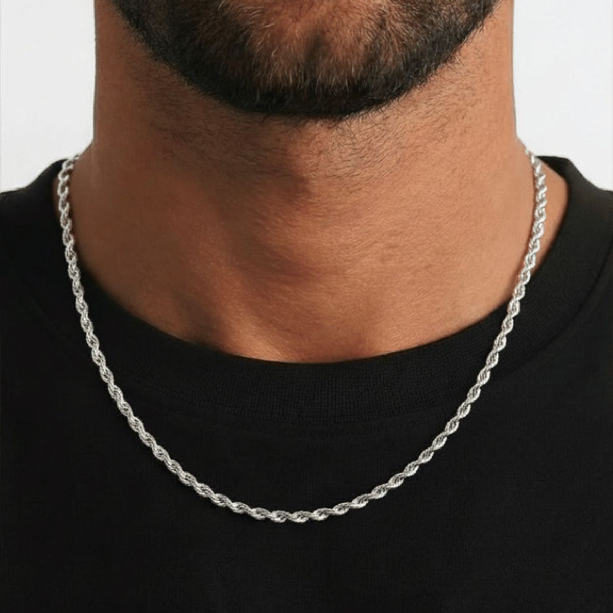 SAINT VENIK - Cadena Rope 4mm 60cm Presencia y Volumen Saint Venik