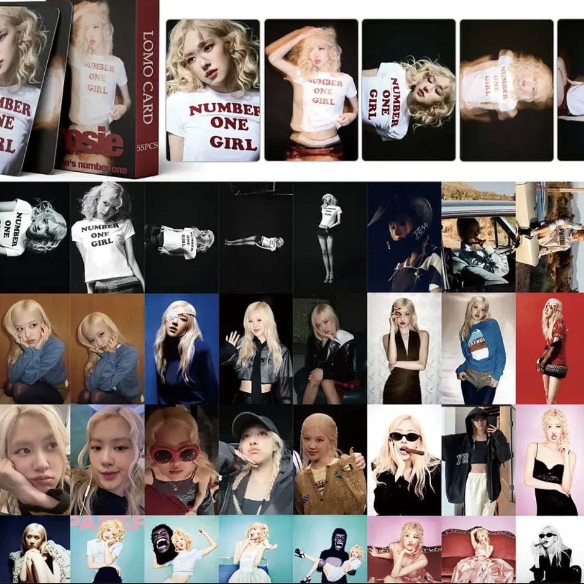 GENERICO - LOMOCARDS BLACKPINK ROSÉ - NUMBER ONE GIRL