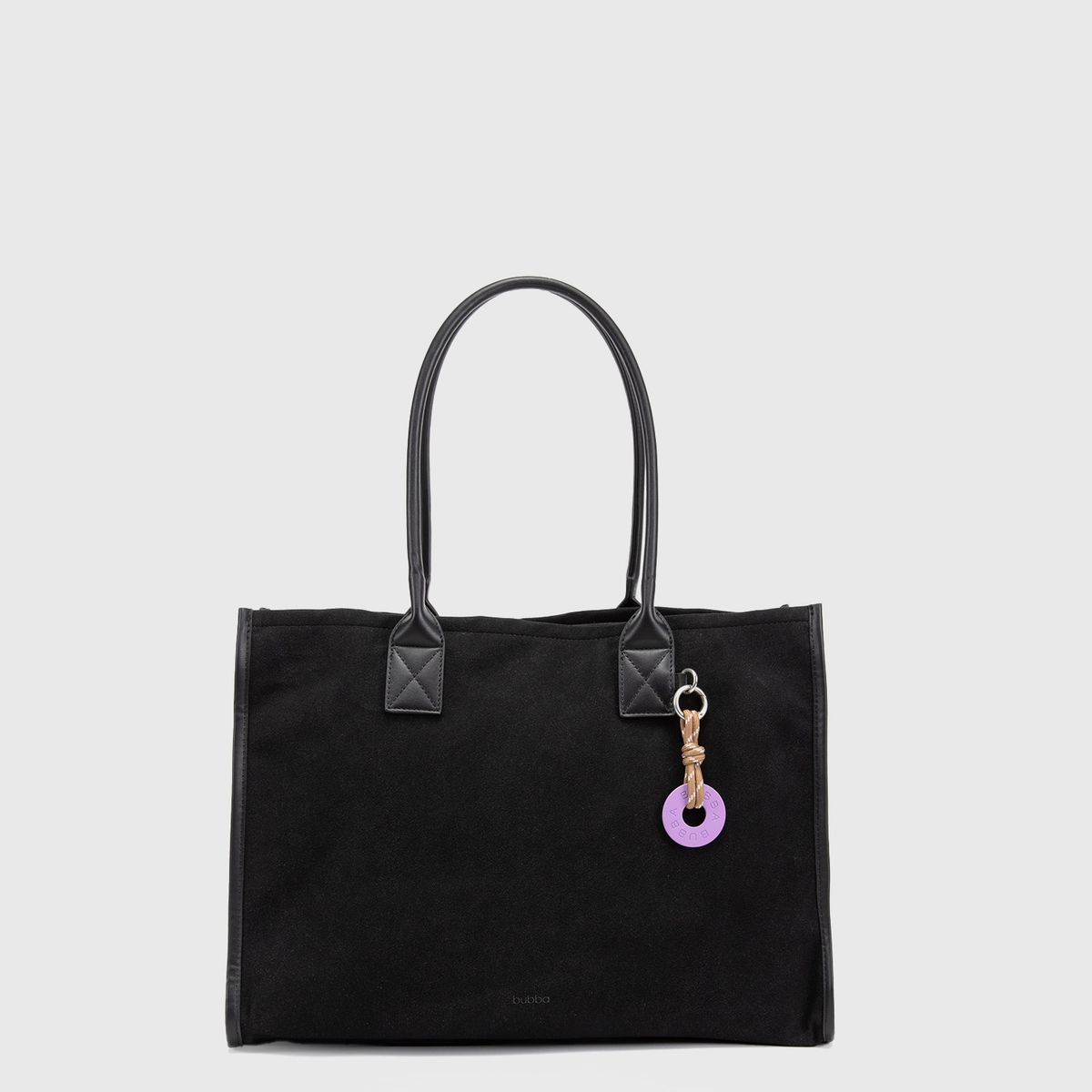 BUBBA - Cartera Tote Suede Black Bubba Essentials