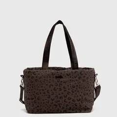 BUBBA - Cartera Tote Travel Essential Brown Cheetah Essentials