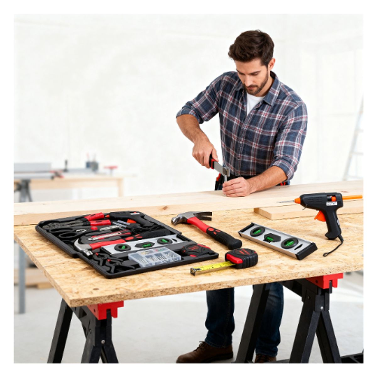 MOVI - Maleta de Herramientas con Ruedas – Kit Profesional de 799 Piezas