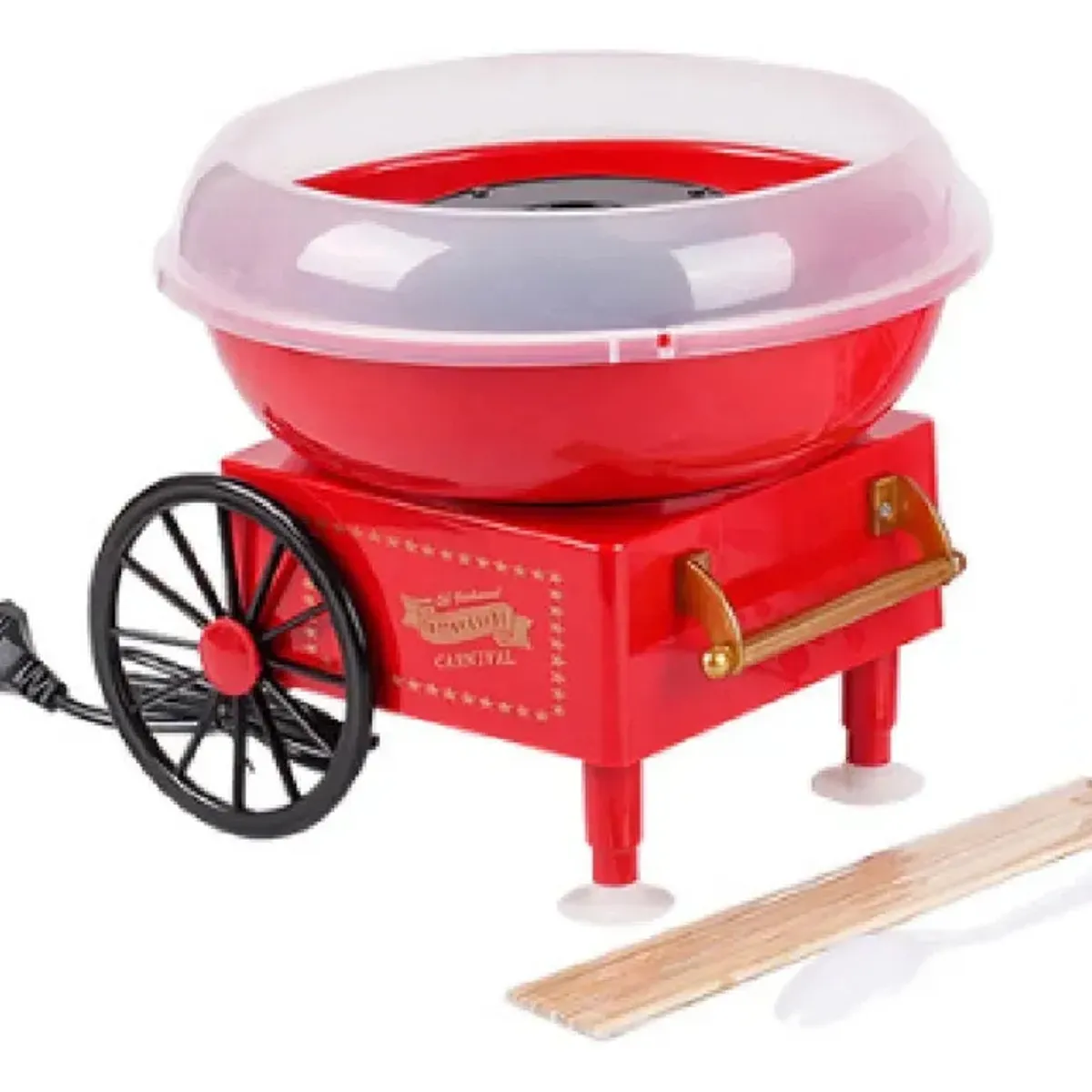 GENERICO - Máquina De Algodón Azúcar Carnival 550w Caramelo Electrica Tojo - 262684
